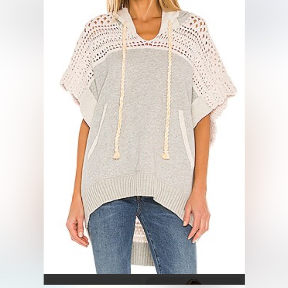 Gray and White Women's Sweater